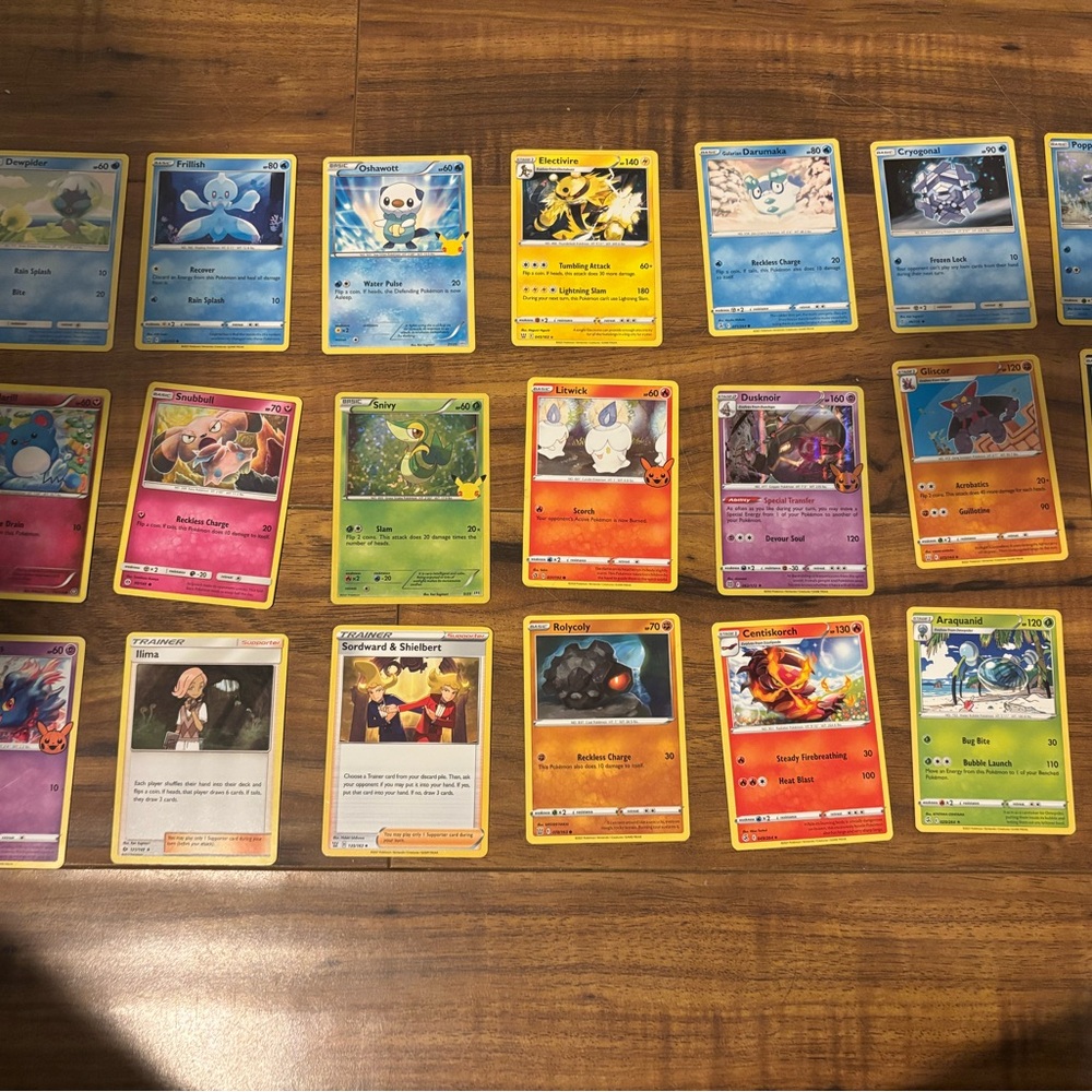 Pokèmon Cards.